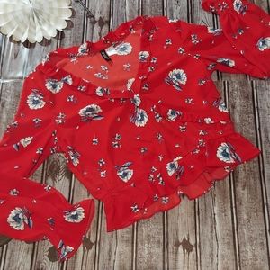 Adorable  Floral Crop Top !!